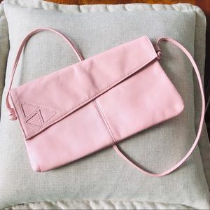 Vintage Pink Ladies Purse Handbag Shoulder Bag